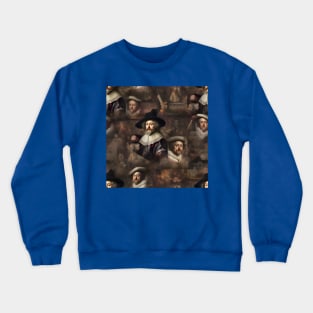 Rembrandt Paintings Mashup Crewneck Sweatshirt